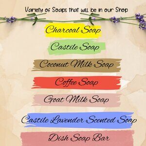 Handmade Bath and Facial Soap Bars
